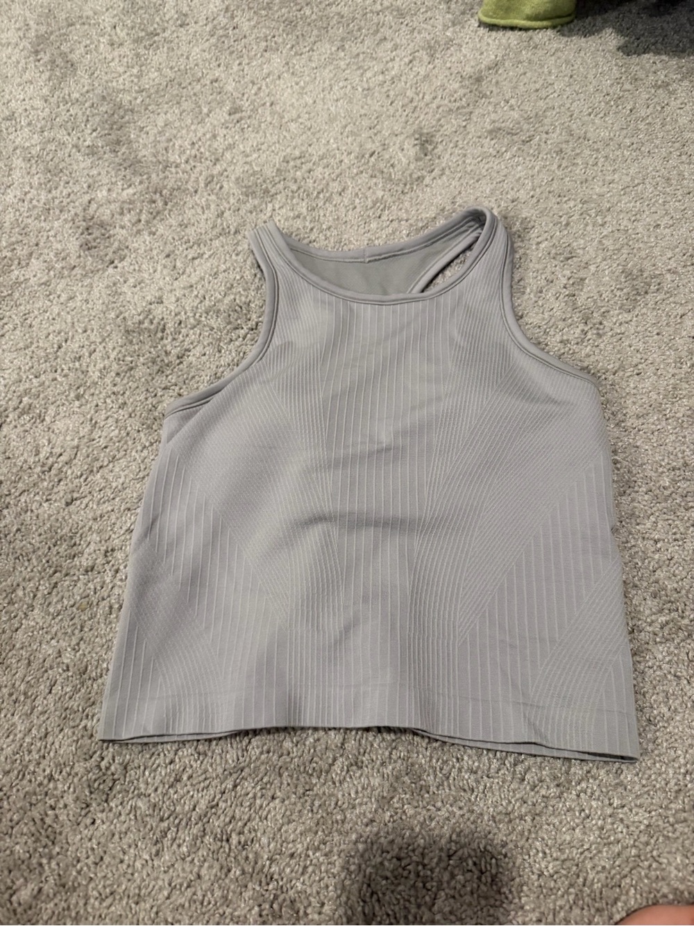 lululemon light gray tank top